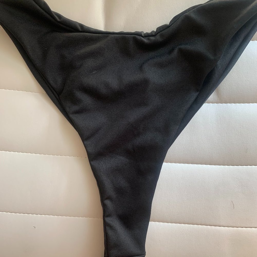 iHeartRaves Demand Attention High Cut Thong Booty Shorts